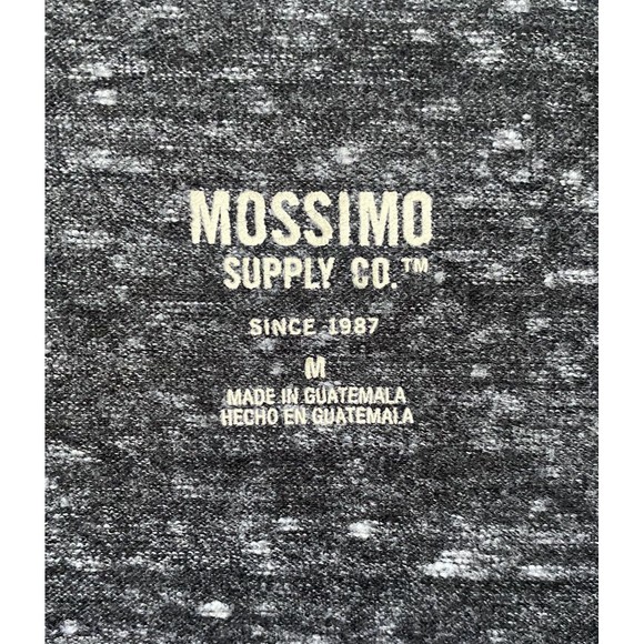 Mossimo Gray Short Sleeve Criss Cross V Neck Tee Size Medium - Picture 3 of 6